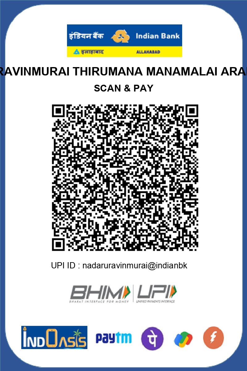 nadar matrimony trust UPI QR